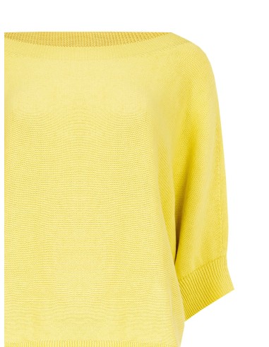 Pull oversize en coton à manches chauve-souris Rinascimento