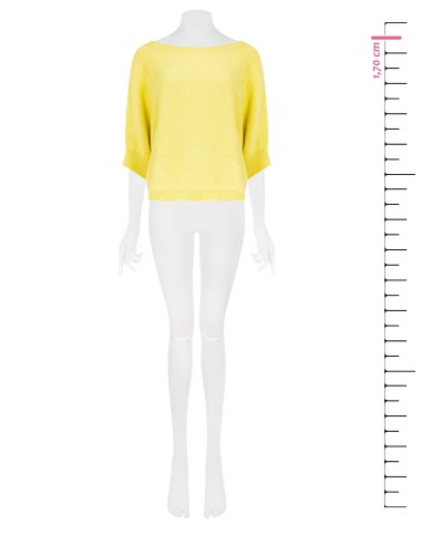 Pull oversize en coton à manches chauve-souris Rinascimento