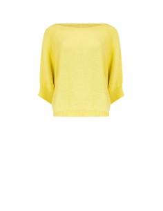 Pull oversize en coton à manches chauve-souris Rinascimento