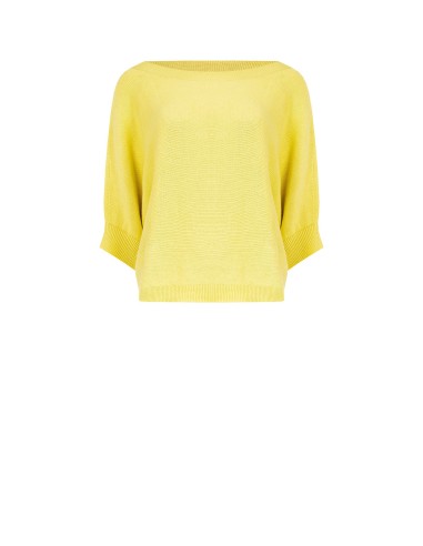 Pull oversize en coton à manches chauve-souris Rinascimento