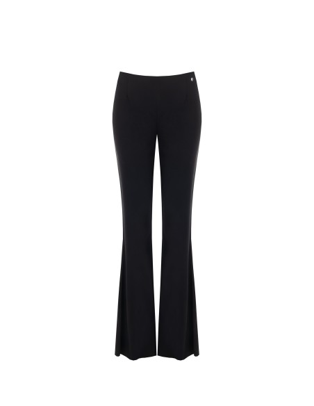 Pantalon évasé en jersey avec élastique à la taille Rinascimento