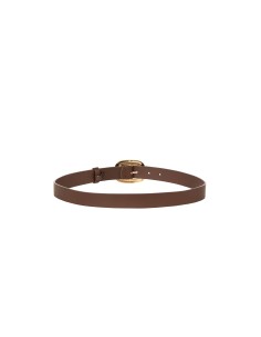 Smalle riem van glad imitatieleer met RR Rinascimento-logo 2