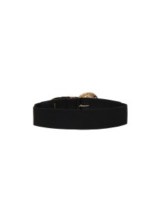 Ceinture en similicuir, élastique à l’arrière, avec maxi-boucle Rinascimento 2