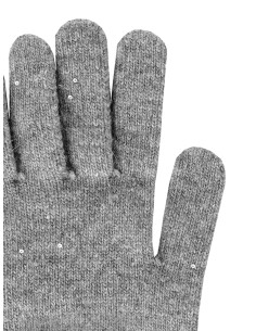 Gants en mélange de viscose et de laine avec micro-paillettes Rinascimento 2