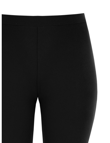 Pantalon droit grande taille en scuba crêpe avec élastique au dos Rinascimento Curvy