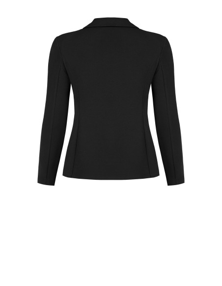 Veste blazer cintrée grande taille en scuba crêpe avec boutons assortis Rinascimento Curvy