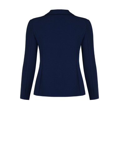 Veste blazer cintrée grande taille en scuba crêpe avec boutons assortis Rinascimento Curvy