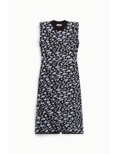 Robe midi sans manches à imprimé abstrait S’il vous plaît 2