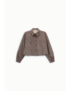 Veste-chemise courte avec poches frontales, s’il vous plaît 2