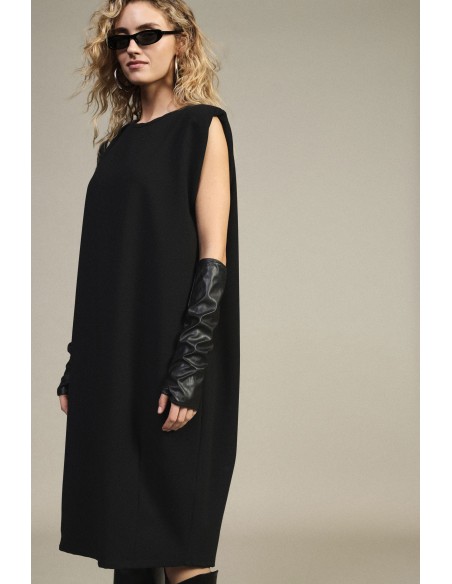 Robe midi sans manches avec gants amovibles Dixie