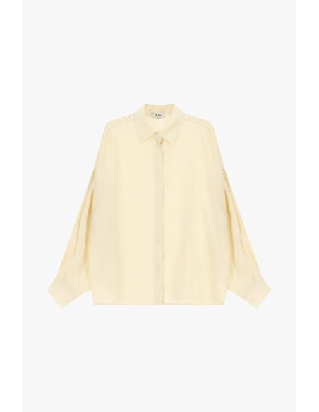 Ruimvallend shirt met lange mouwen en knopen Dixie