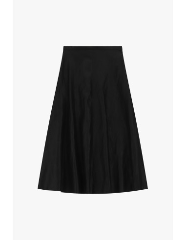 Jupe mi-longue évasée à taille lisse Dixie