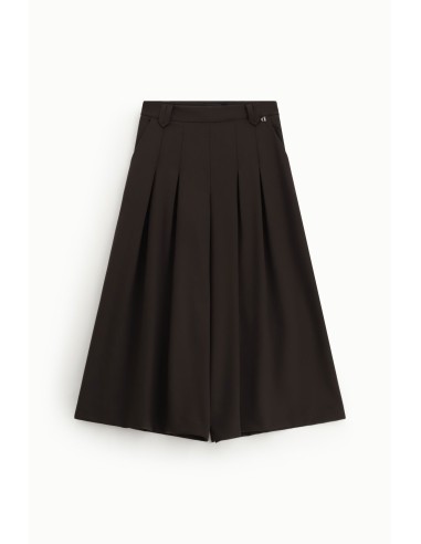 Pantalon palazzo ample avec plis sur le devant Dixie