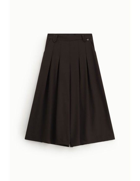 Pantalon palazzo ample avec plis sur le devant Dixie