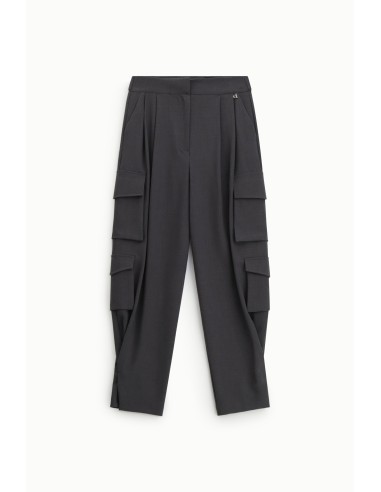 Pantalon de tailleur Dixie avec poches latérales plaquées