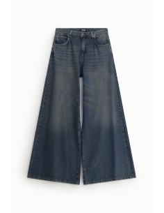 Dixie-jeans met wijde pijpen, hoge taille en vijf zakken 2