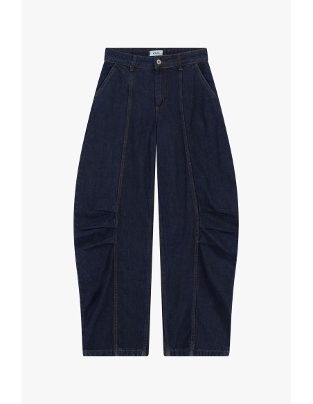 Jean balloon avec coutures frontales et poches Dixie