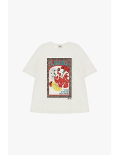 T-shirt à manches courtes imprimé flamenco Dixie