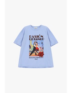 T-shirt à manches courtes imprimé graphique Tango Dixie