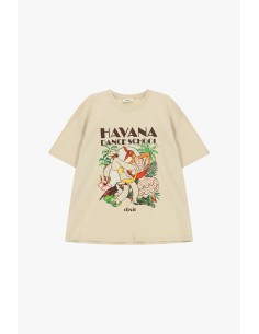 T-shirt met korte mouwen en Havana Dance Dixie-print
