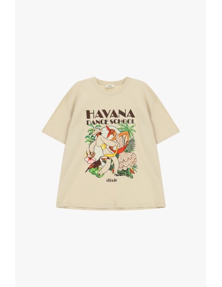 T-shirt à manches courtes imprimé Havana Dance Dixie