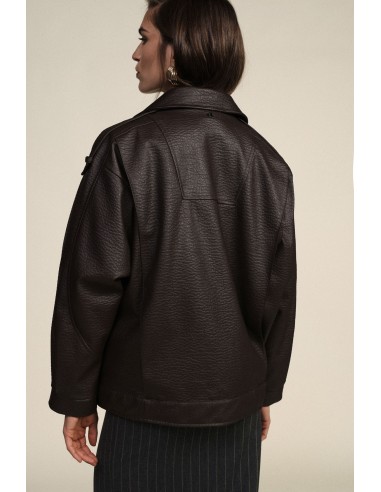 Manteau court à maxi revers et poches frontales Dixie