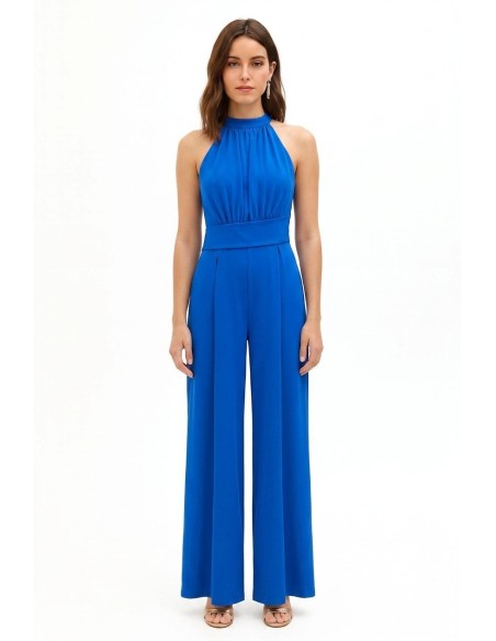 Palazzo-jumpsuit van cadistof van Rinascimento