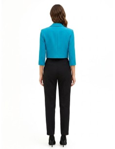 Veste blazer courte ouverte en tissu technique Rinascimento 2