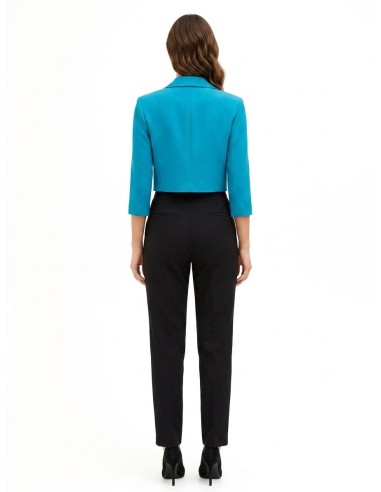 Veste blazer courte ouverte en tissu technique Rinascimento