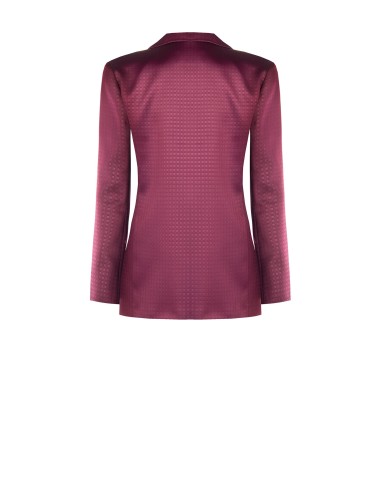 Getailleerde blazer van jacquard-satijn Rinascimento