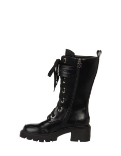 Bottes chunky en similicuir à lacets sur le devant Rinascimento 2