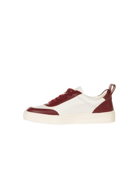 Baskets bicolores en similicuir avec logo RR Rinascimento
