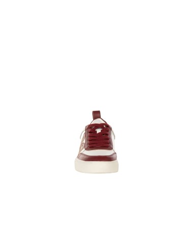 Baskets bicolores en similicuir avec logo RR Rinascimento