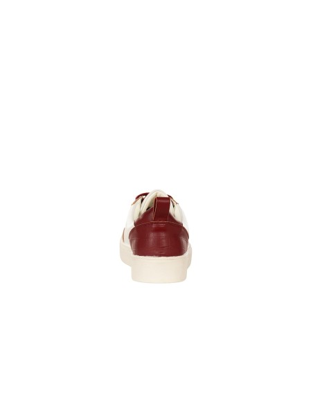 Baskets bicolores en similicuir avec logo RR Rinascimento