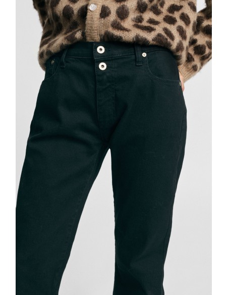 Pantalon regular fit à jambe droite à cinq poches Please