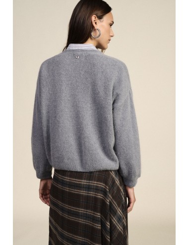 Cardigan Dixie à boutons bijoux et manches amples