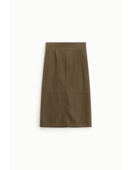 Jupe crayon midi avec coutures apparentes Dixie