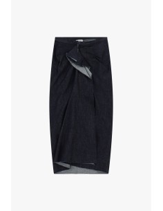 Jupe midi asymétrique avec nœud frontal Dixie 2