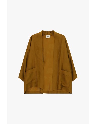 Dixie blazer in kimonomodel met ruime pasvorm en zakken aan de voorkant