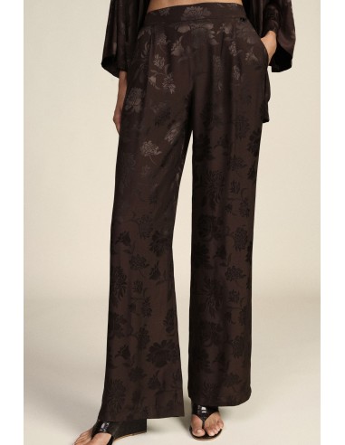 Pantalon palazzo à pinces et taille élastique Dixie