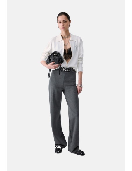 Pantalon coupe regular en jersey milano Liu Jo