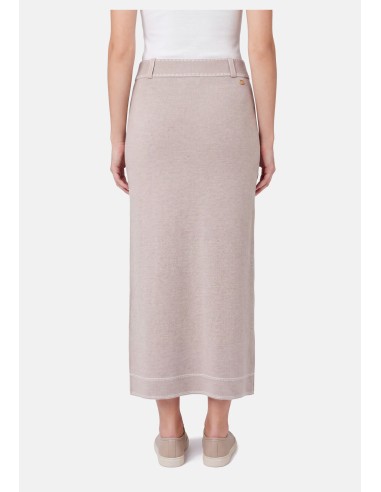 Jupe midi en mélange de soie Liu Jo