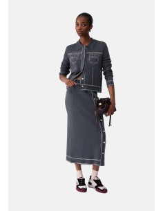Veste en maille avec perles Liu Jo