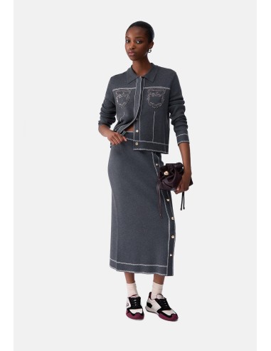 Veste en maille avec perles Liu Jo