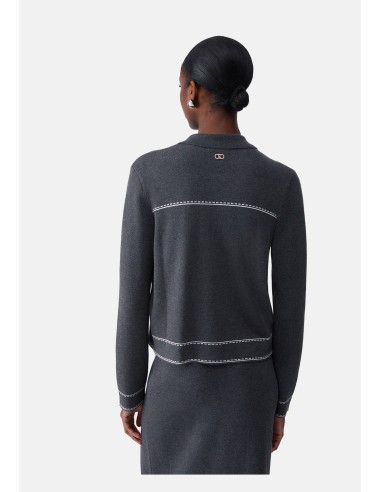 Veste en maille avec perles Liu Jo
