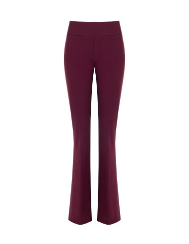 Uitlopende broek van scuba crêpe met tailleband van Rinascimento