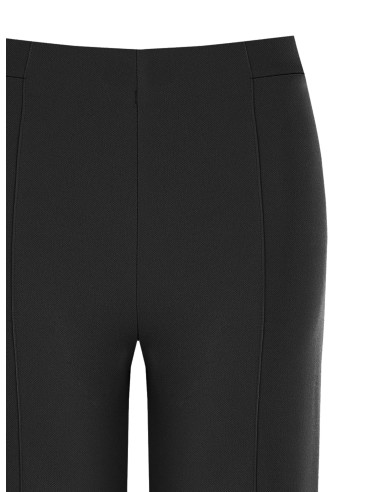 Pantalon palazzo en crêpe scuba à taille élastiquée Rinascimento