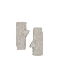 Manchettes en mélange de viscose et d’angora avec motif en lurex Rinascimento 2