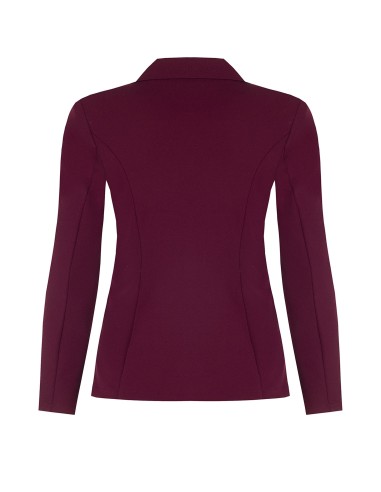 Getailleerde curvy blazer van scuba-crêpe met bijpassende knopen, Rinascimento Curvy