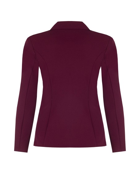 Veste blazer cintrée grande taille en scuba crêpe avec boutons assortis Rinascimento Curvy